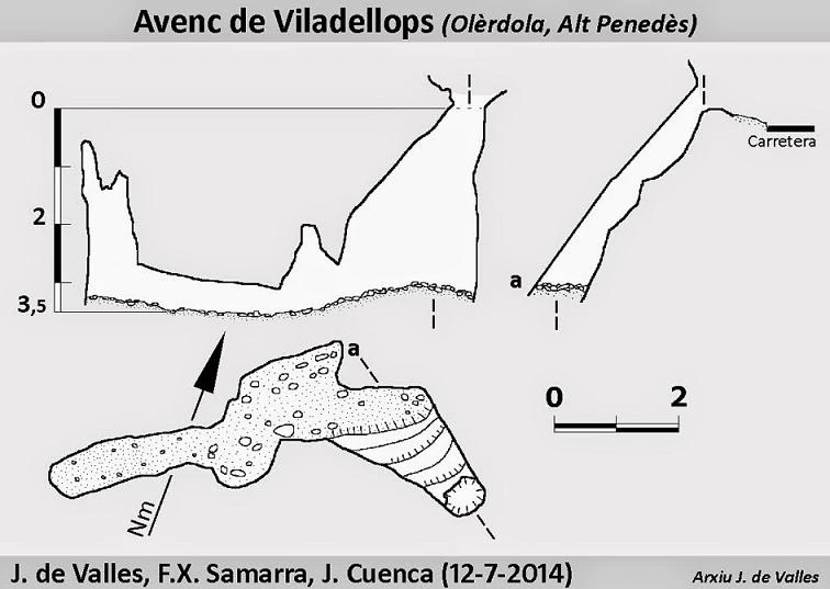 Topografía de Avenc de Viladellops