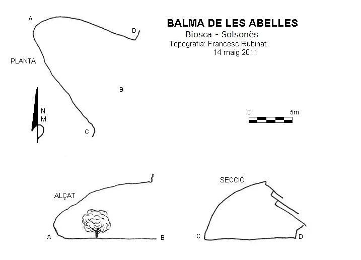 Topografia de Balma de les Abelles