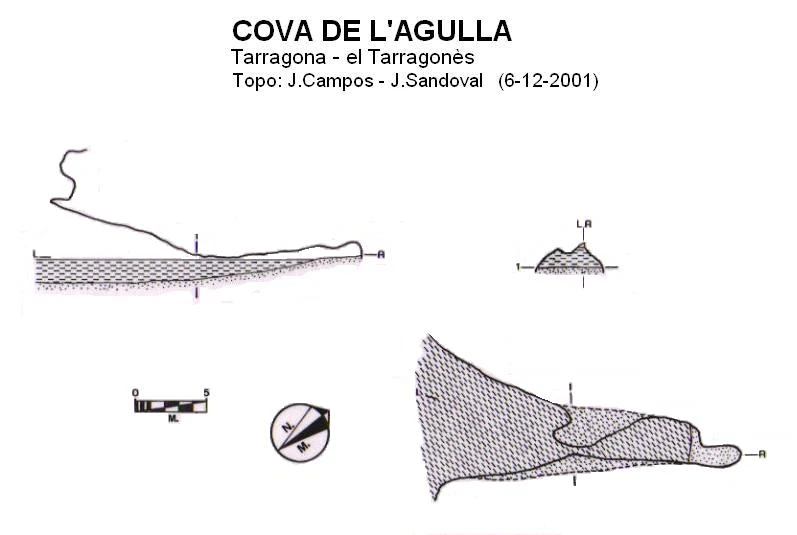 Topografia de Cova de l'Agulla
