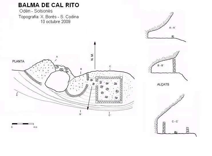 Topografia de Balma de Cal Rito