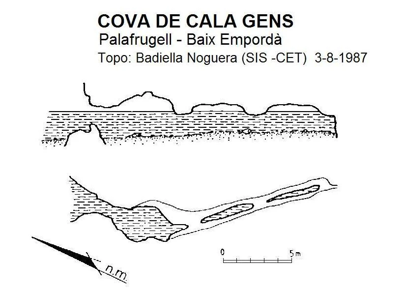 Topografia de Cova de Cala Gens