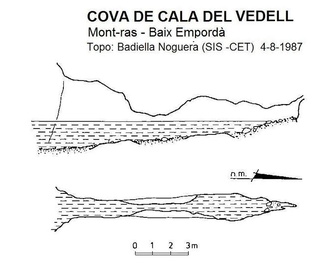 Topografia de Cova de Cala Vedell
