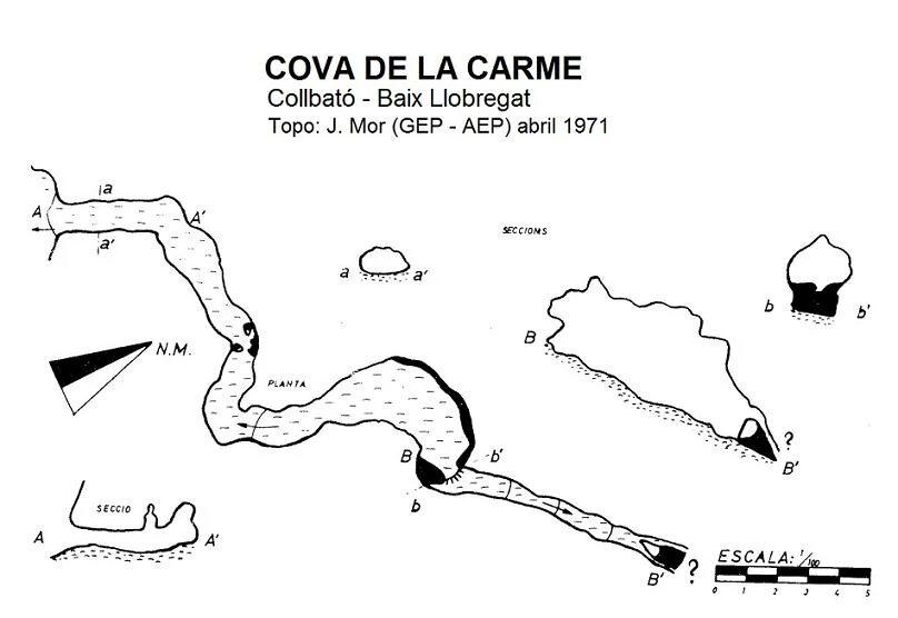 Survey of Cova de la Carme