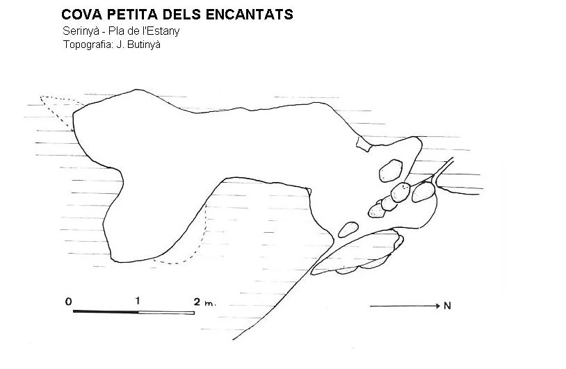 Topografia de Cova Petita dels Encantats