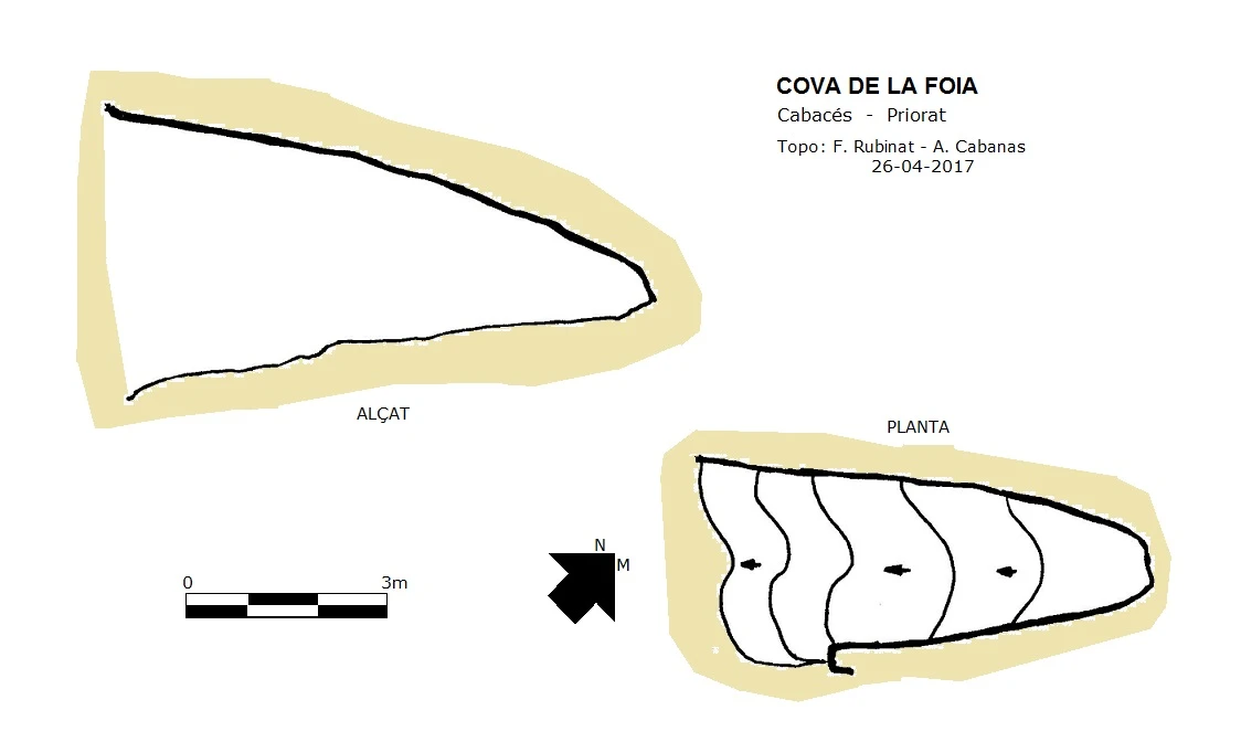 Topografía de Cova de la Foia
