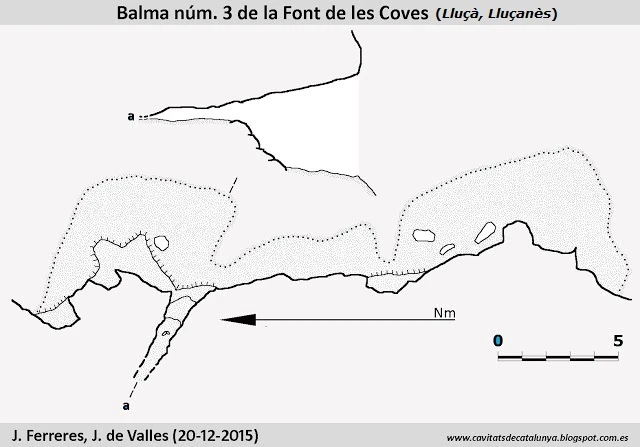 Topografia de Balma Nº3 de la Font de les Coves