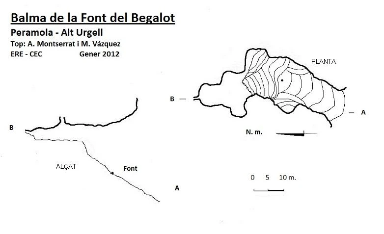 Topographie de Balma de la Font del Begalot