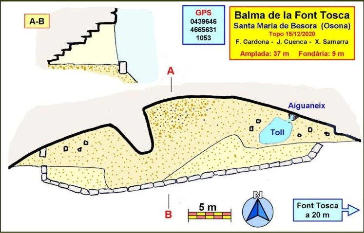 Topografia de Balma de la Font Tosca