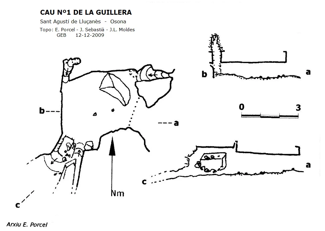Topographie de Caus de la Guillera