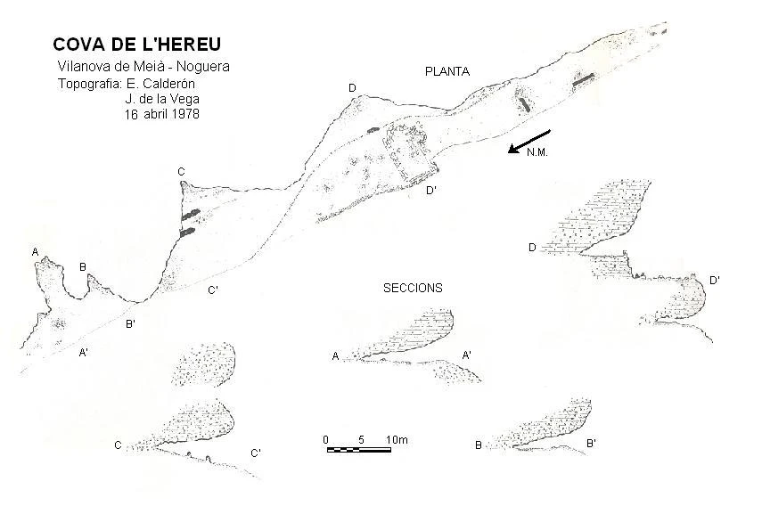 Topografia de Cova de l'Hereu