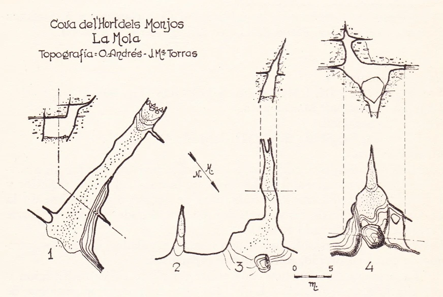 Topografia de Coves de l'Hort dels Monjos