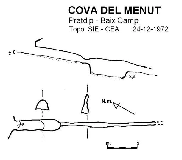 Topografia de Cova del Menut