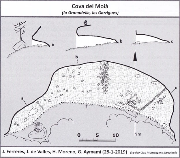 Topografia de Cova del Moià