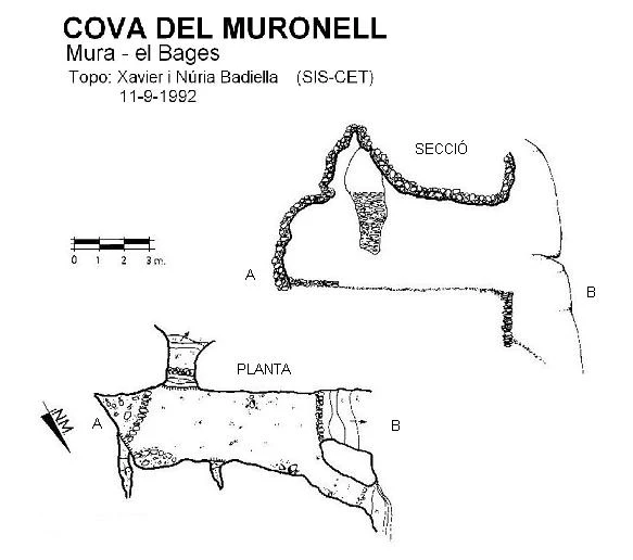 Survey of Cova del Muronell