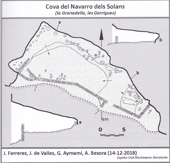 Topografia de Cova del Navarro dels Solans
