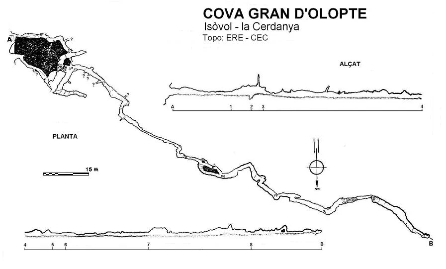 Topografia de Cova Gran d'Olopte