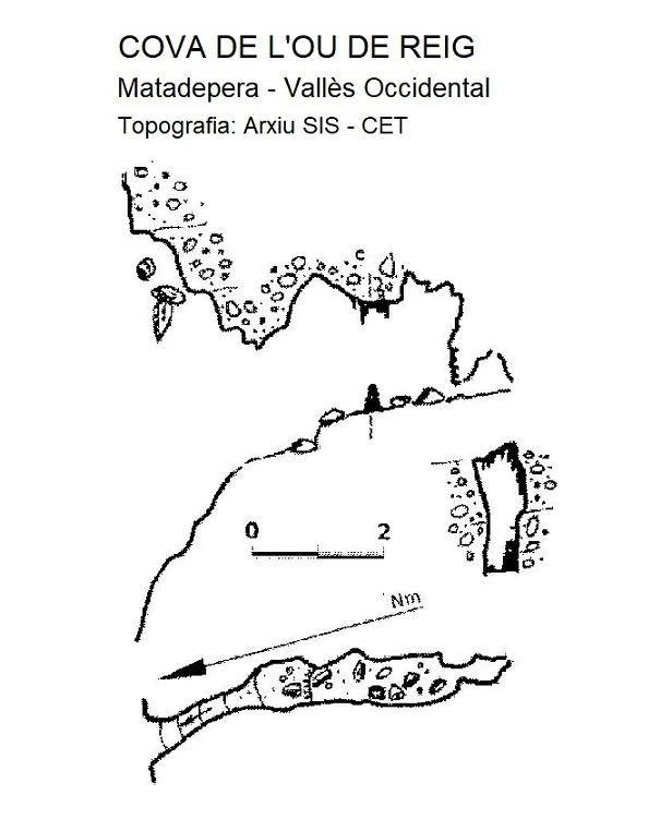 Topografia de Cova de l'Ou de Reig