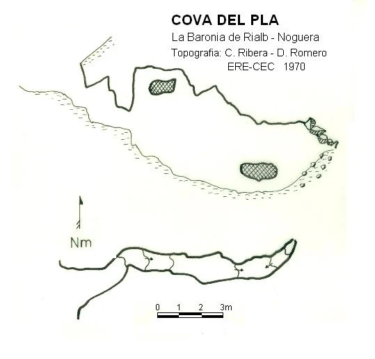 Topografía de Cova del Pla