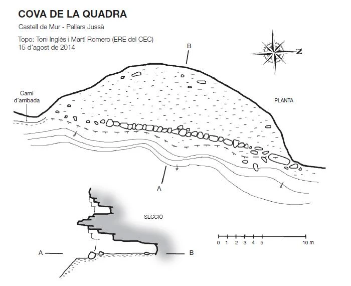 Topografia de Cova de la Quadra
