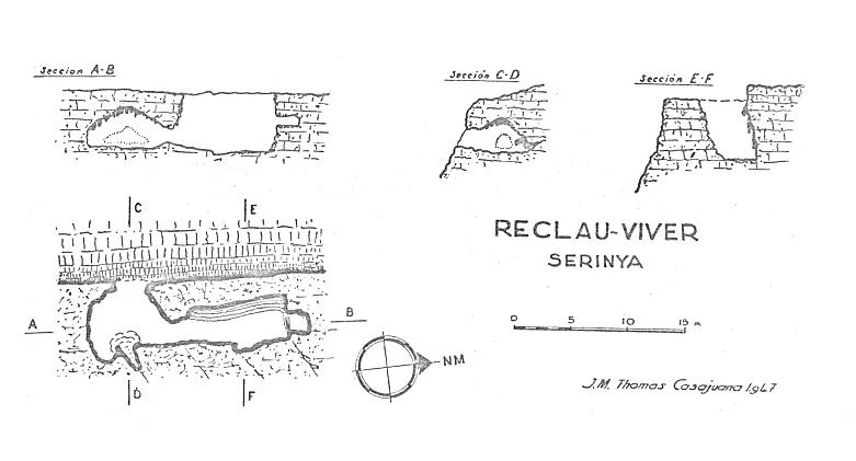 Topographie de Cova del Reclau Viver
