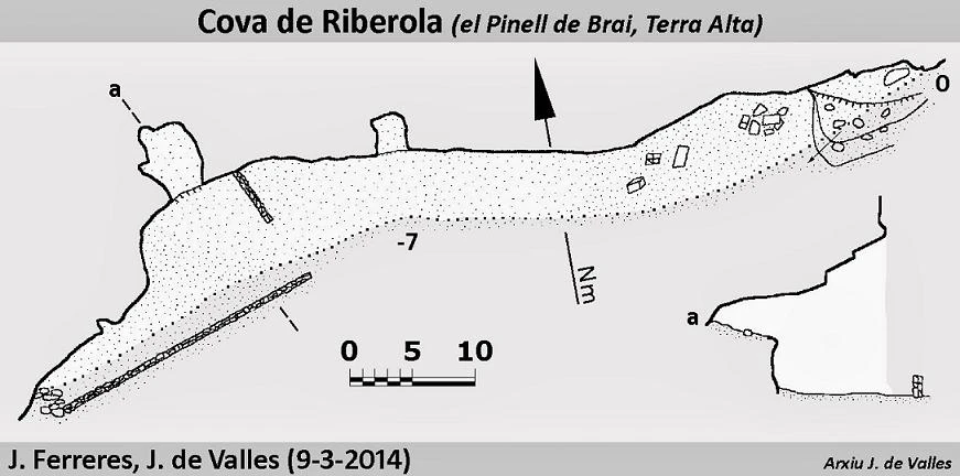 Topographie de Cova de Riberola