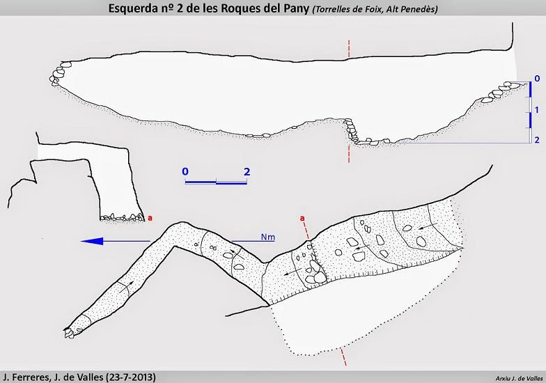 Topografia de Esquerda Nº2 de les Roques del Pany