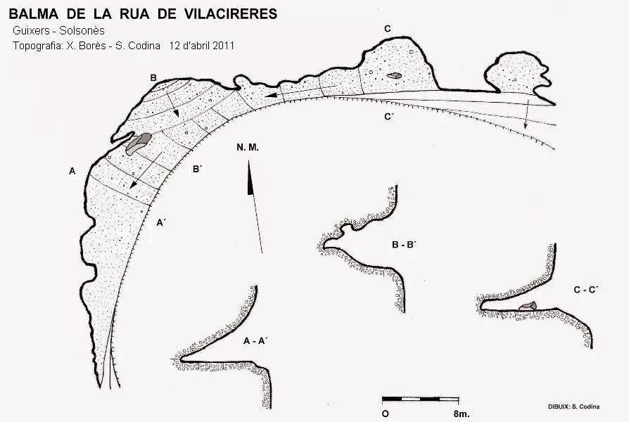 Topografia de Balma de la Rua de Vilacireres
