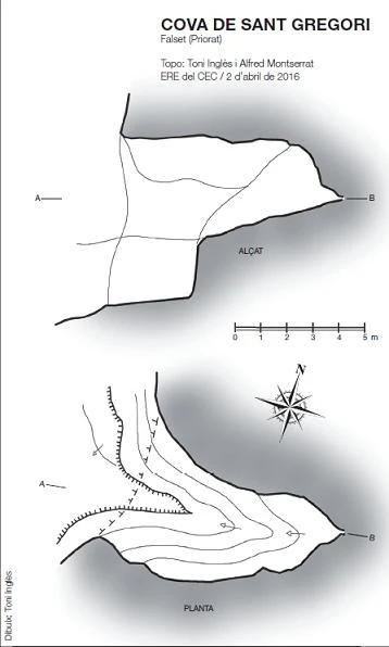 Topographie de Cova de Sant Gregori