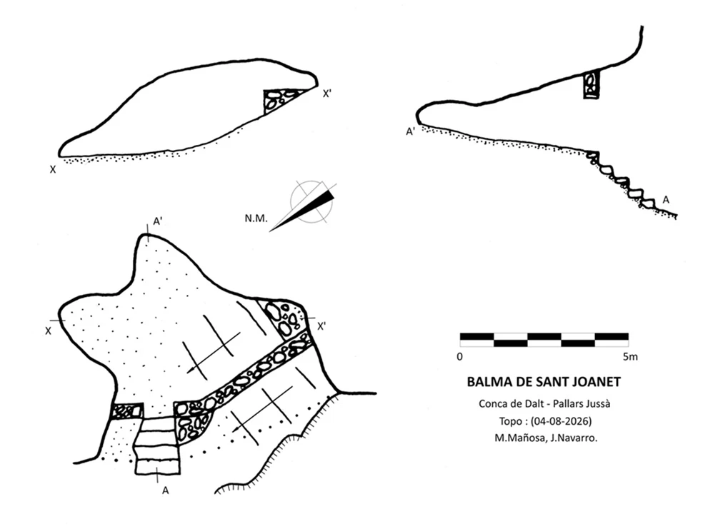 Topografia de Balma de Sant Joanet
