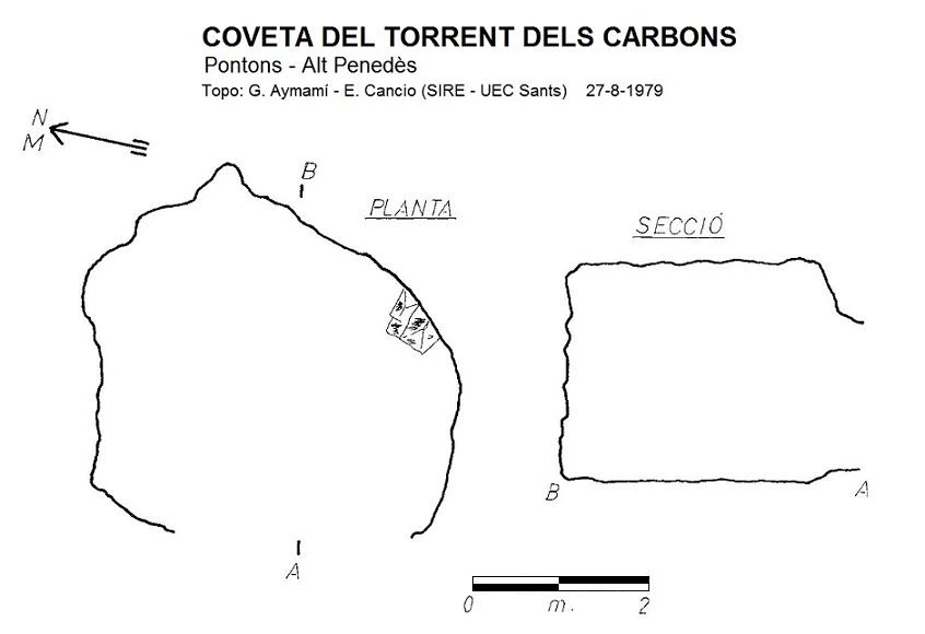 Topografia de Coveta del Torrent dels Carbons