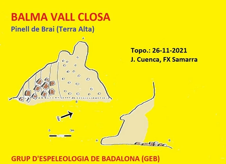 Topografia de Balma de la Vall Closa