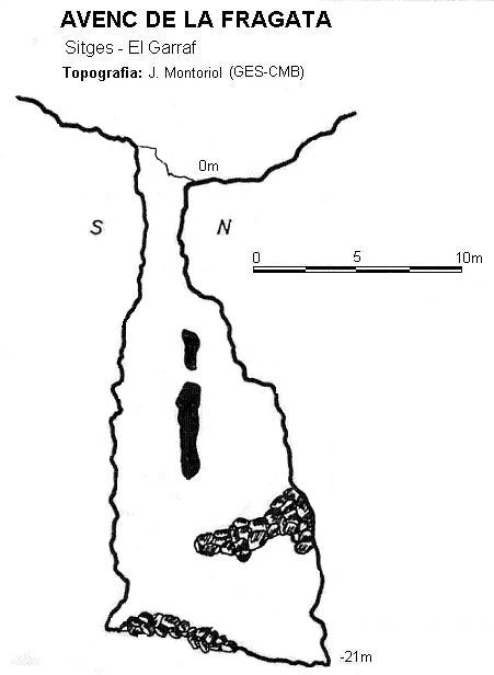 Topografia de FRAGATA, AVENC DE LA (1 de 2)