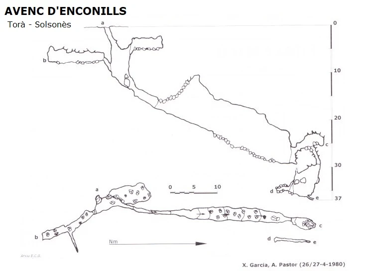 Topografia de ENCONILLS, AVENC D' (1 de 1)