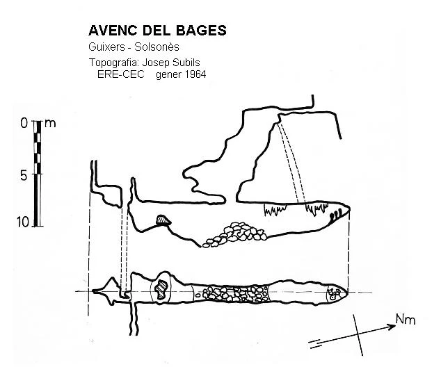 Topografia de BAGES, AVENC DEL (2 de 2)