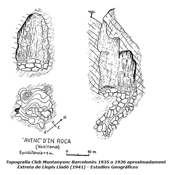 Topografia de ROCA,  AVENC D'EN (3 de 4)