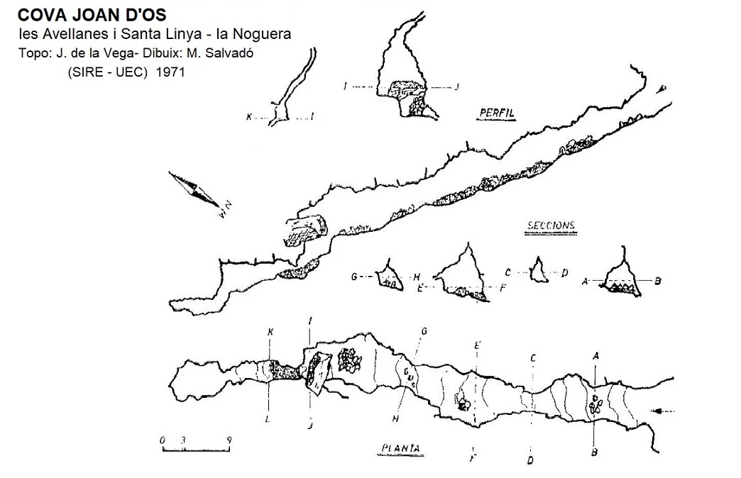 Topografía de JOAN D'OS, COVA DE (2 de 2)