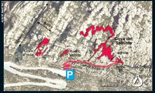 Topographie de SALNITRE, COVES DEL (2 sur 6)