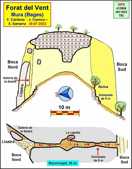 Topographie de VENT, FORAT DEL (1 sur 1)
