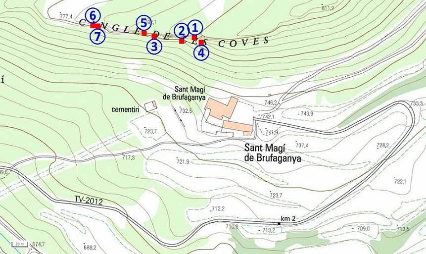 Survey of SANT MAGÍ DE BRUFAGANYA, COVES DE (1 of 6)