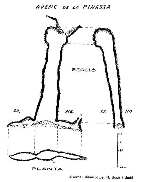 Topografia de PINASSA, AVENC DE LA (2 de 3)