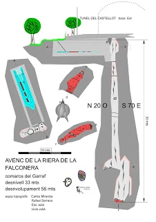 Topografía de RIERA DE LA FALCONERA, AVENC DE LA (5 de 5)