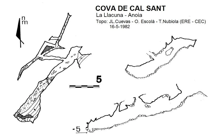 Topografía de CAL SANT, COVA DE (2 de 2)