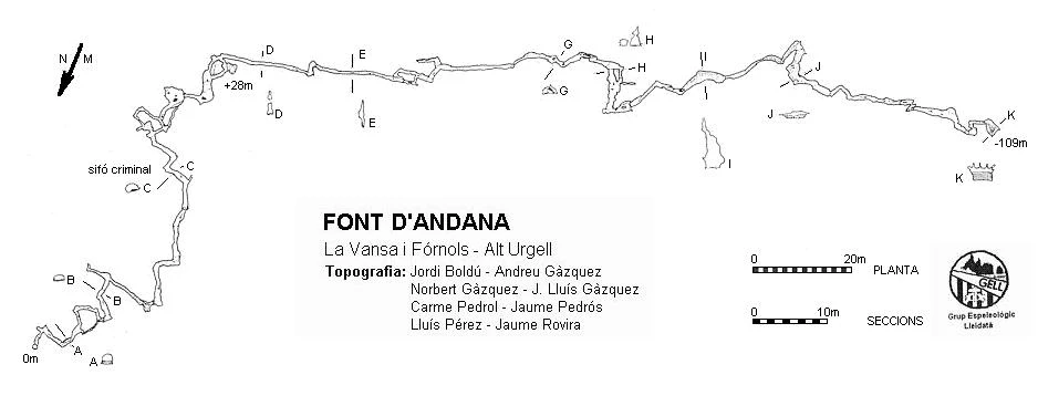 Topographie de ANDANA, FONT D' (1 sur 1)