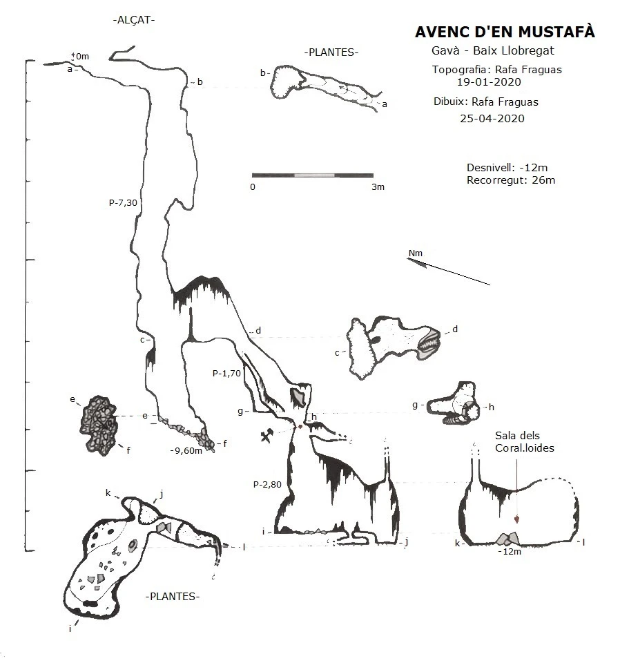 Topografía de MUSTAFÀ, AVENC DEL (2 de 2)