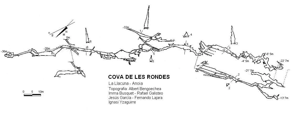 Topografía de RONDES, COVA DE LES (1 de 1)