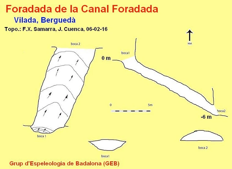 Topografia de CANAL FORADADA, FORADADA DE LA (1 de 1)
