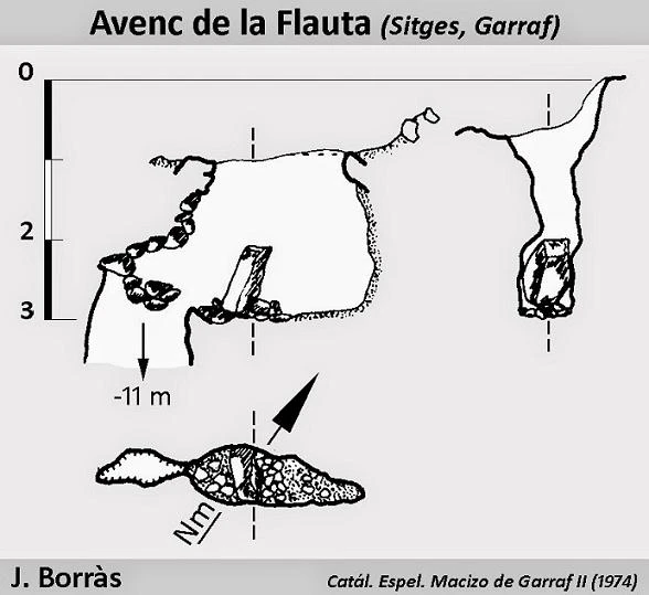 Topografía de FLAUTA, AVENC DE LA (1 de 2)