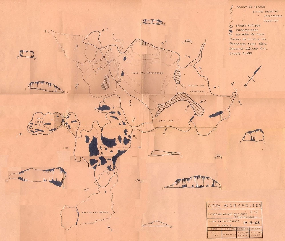Topografia de MERAVELLES, COVA (1 de 1)