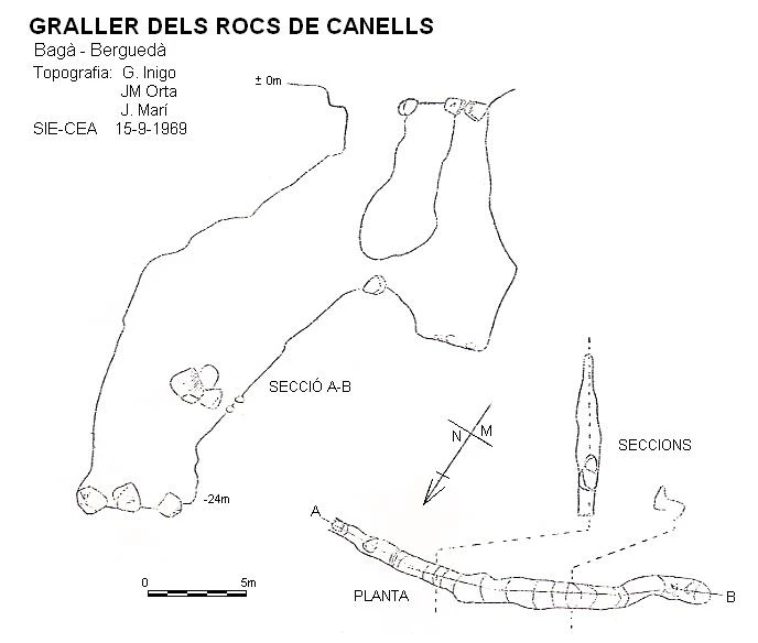 Survey of ROCS DE CANELLS, GRALLER DELS (1 of 1)