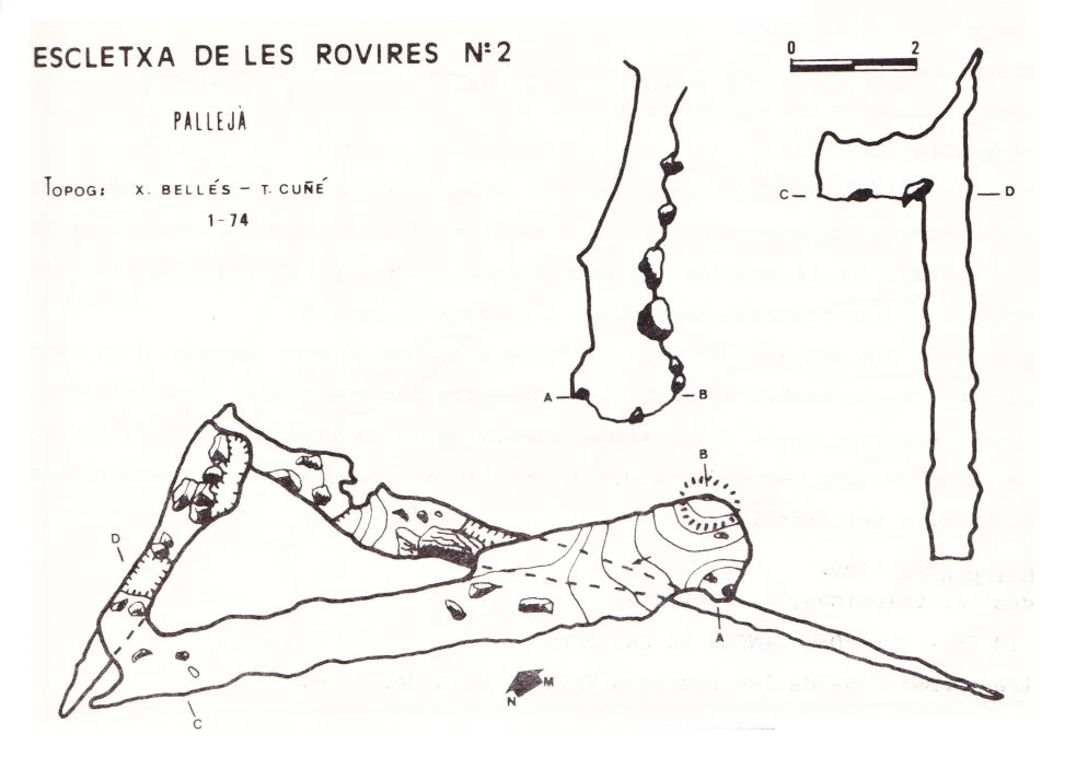 Topografía de ROVIRES Nº 2, ESCLETXA DE LES (1 de 1)